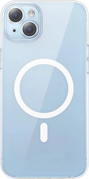 Baseus Crystal magnetische hoes voor iPhone 14 Plus + gehard glas