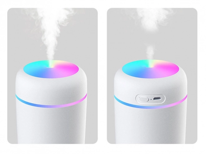 Mini-luchtbevochtiger en aromadiffuser USB met RGB-verlichting