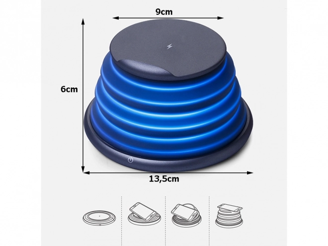 Draadloze Qi-oplader 10W USB-C