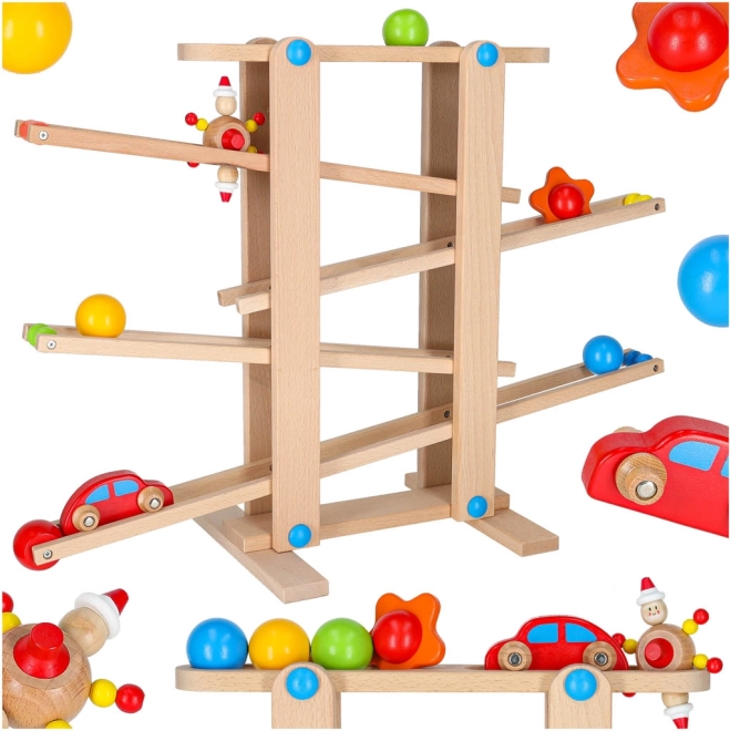 Houten montessori kiezelbaan voor kinderen