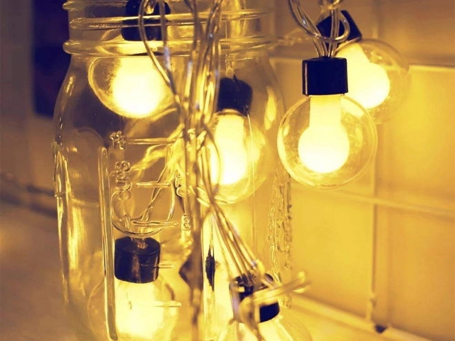 Tuin zonne-energie verlichting met 20 warme LED-lampen