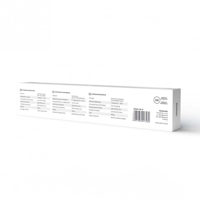 SAVIO PB-01 opvouwbare standaard voor notebook