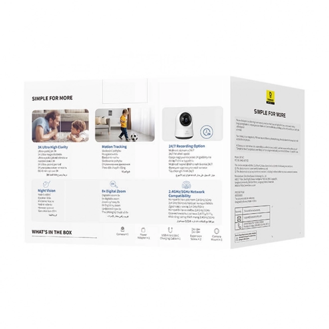 Interne camera Baseus P1 Pro 3K