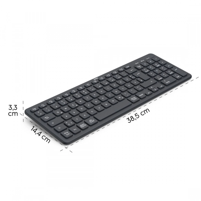 Draadloos toetsenbord Hama WK-300 zwart
