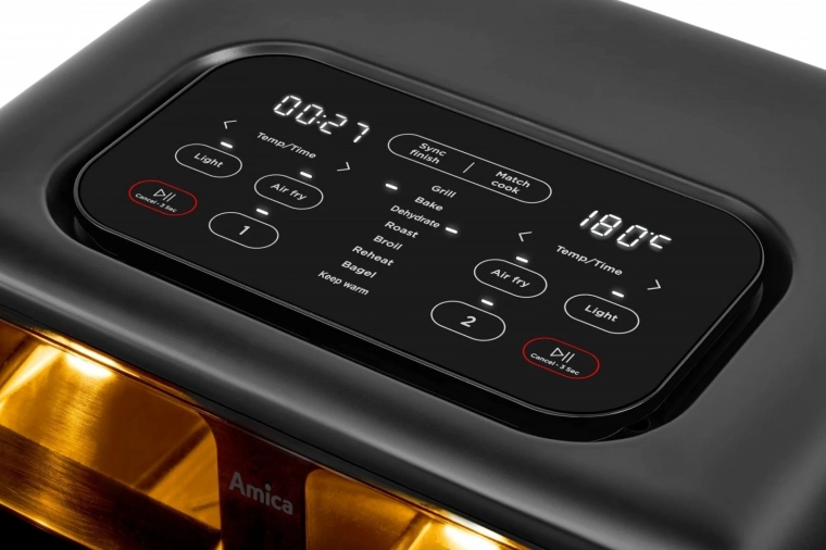 Touchbediening en een ruime keuze aan programma’s