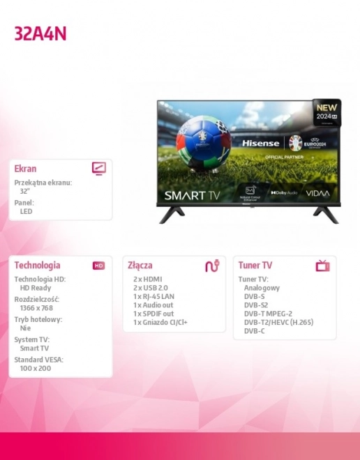 Hisense LED TV 32 inch