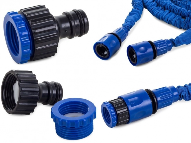 15m tuinslang met uitgebreide spuitpistool DUURZAAM – Blauw