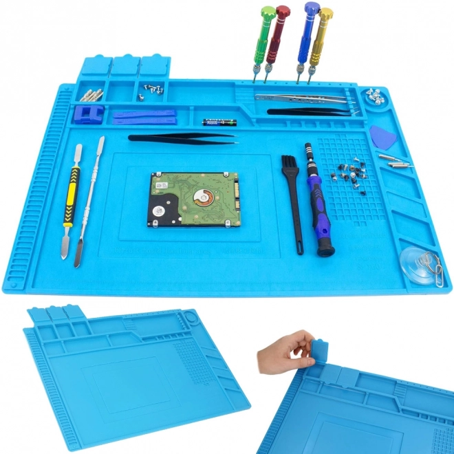 Siliconen service mat voor solderen 45x30 cm