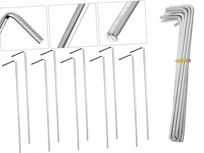 Stalen Tentharingen 24 cm 10 stuks