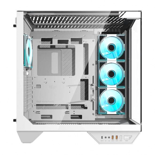 Computerbehuizing Darkflash met 4 ventilatoren wit