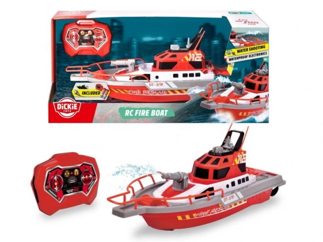 RC brandweerboot 37cm, 3-kanaals