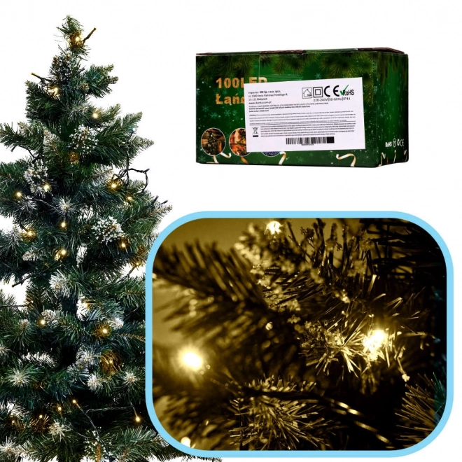 LED lichtsnoer 10m 100LED warm wit