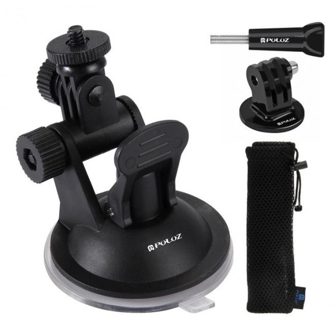 Glazen autohouder Puluz voor GOPRO Hero, DJI Osmo Action PU51