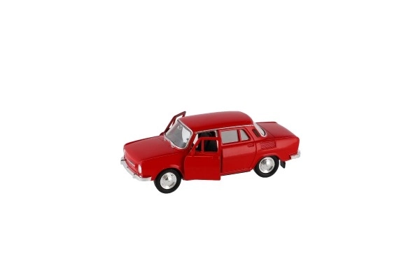 Auto Welly Škoda 100 metaal/plastic 11cm 1:34 vrije loopmogelijkheid 4 kleuren 15x7x7cm