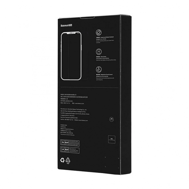 Baseus Crystal gehard glas 0,3 mm voor iPhone X/XS