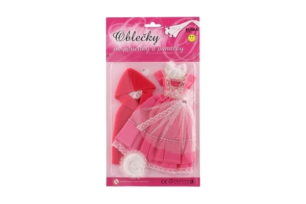 Poppenkleertjes met accessoires - 2 stuks
