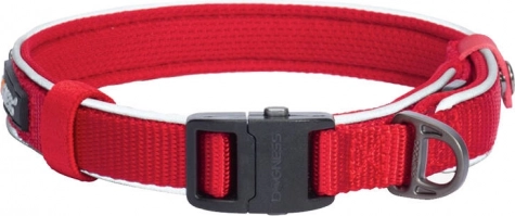 Reflecterende hondenhalsband Dogness maat L (rood)