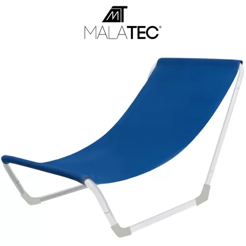 Opvouwbare toeristen ligbed blauw - Malatec
