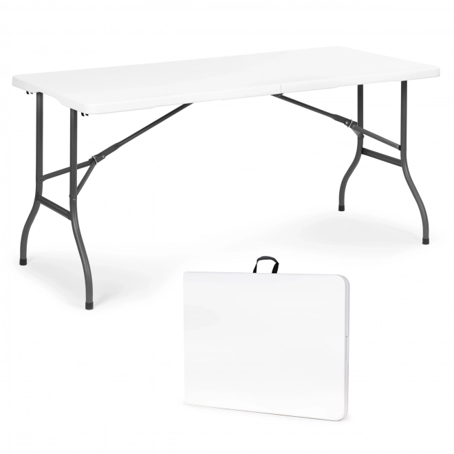 Opvouwbare cateringtafel 153 cm wit MultiGarden