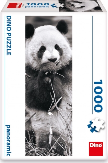 Panoramisch beeld met panda