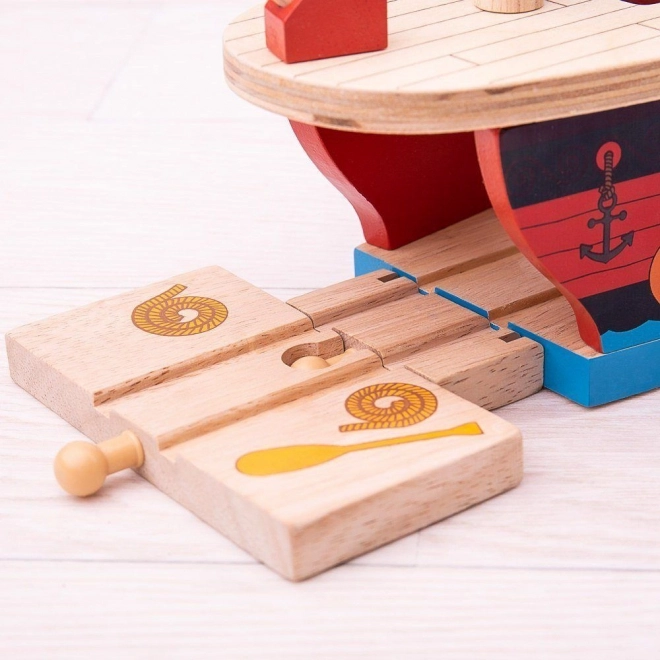 Piraten Galjoen Bigjigs Rail