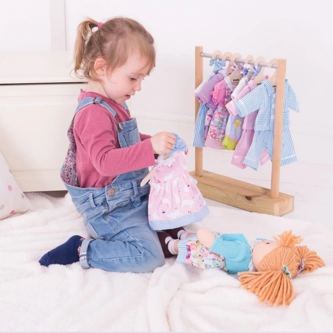 Bigjigs Toys Kledingrek voor poppen