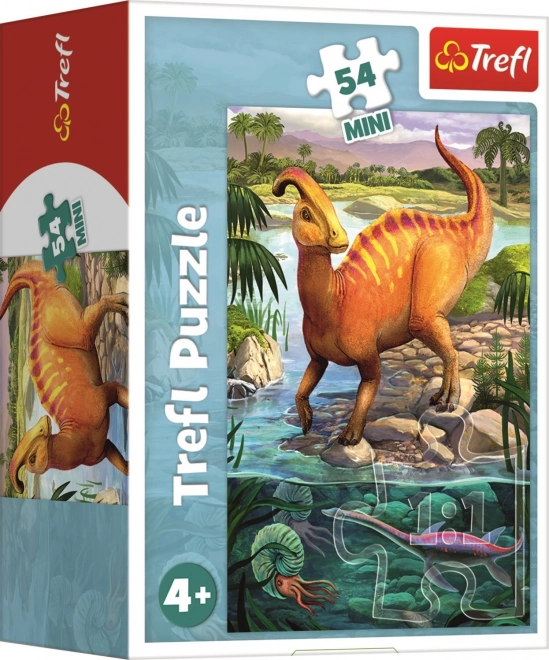 Minipuzzel Dinosauriërs - 54 stukjes