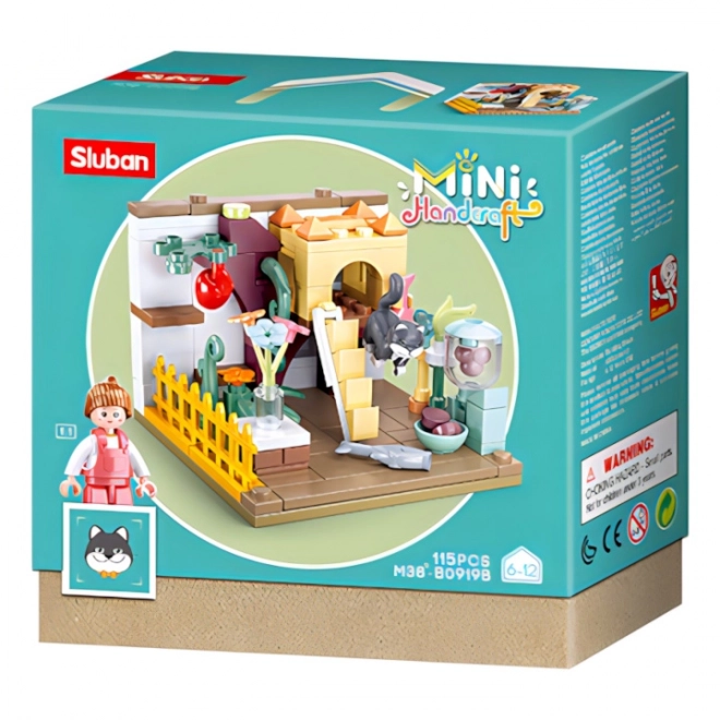 Sluban Kattenhuis bouwset