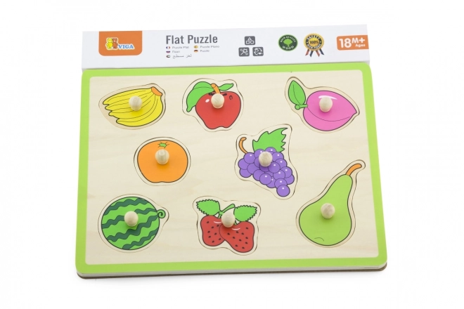 Houten inlegpuzzel - fruit