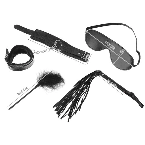 Erotische accessoires - set - zwart 23431