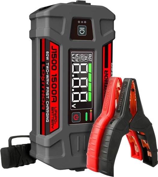 Powerbank en starthulp Lokithor J1500