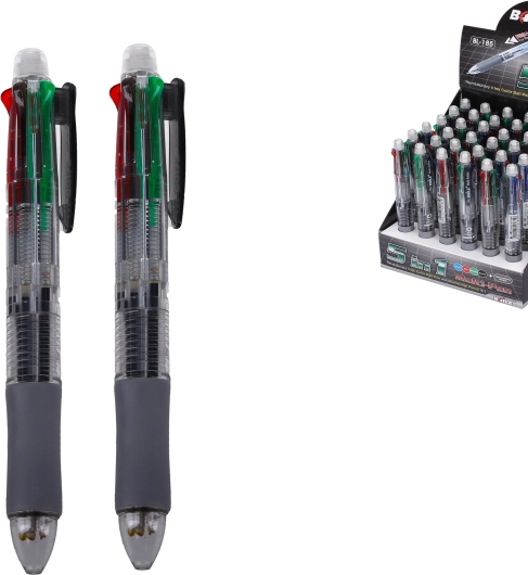 Mechanisch potlood 0,7 mm en vierkleurige pen