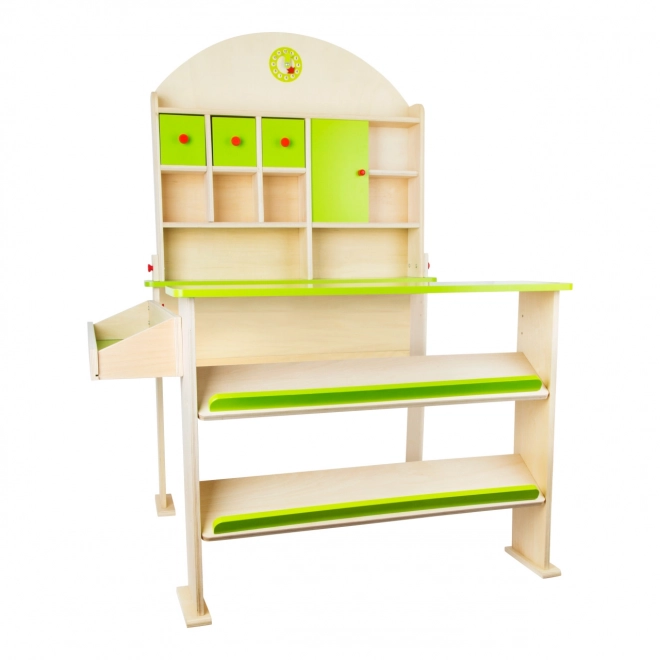 Houten kindermarktkraam groen - Small Foot