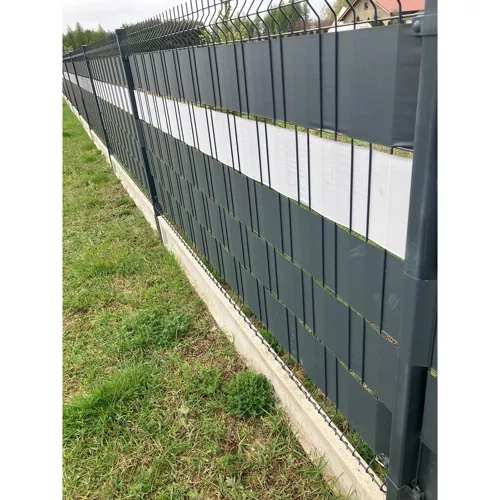 Tape voor afrastering 19cmx35m 450g/m2 antraciet 23696