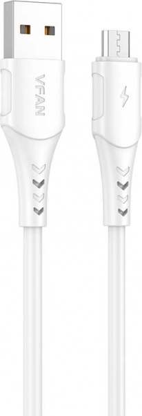 VFAN USB naar Micro USB Kabel 1 m 3 A Wit