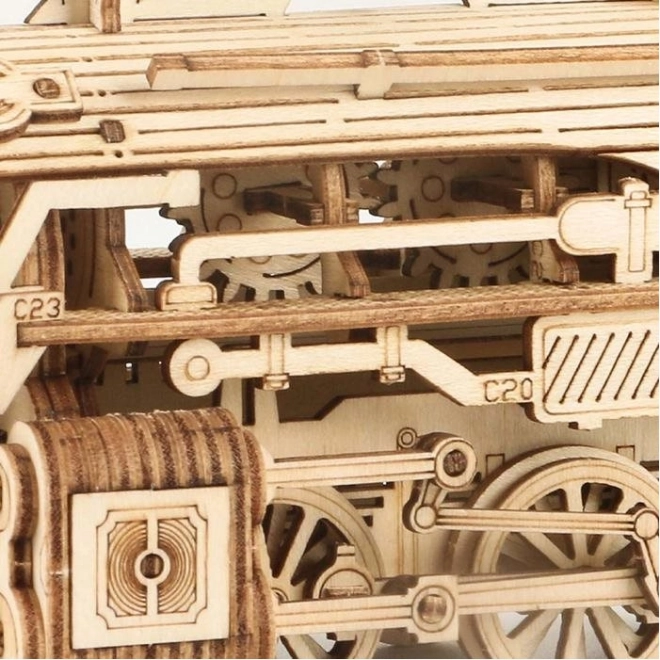 Locomotief - Stoom Express - 3D houten puzzel