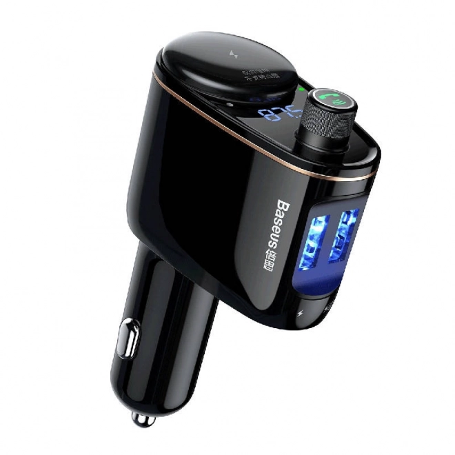 Bluetooth MP3 zender voor auto Baseus zwart
