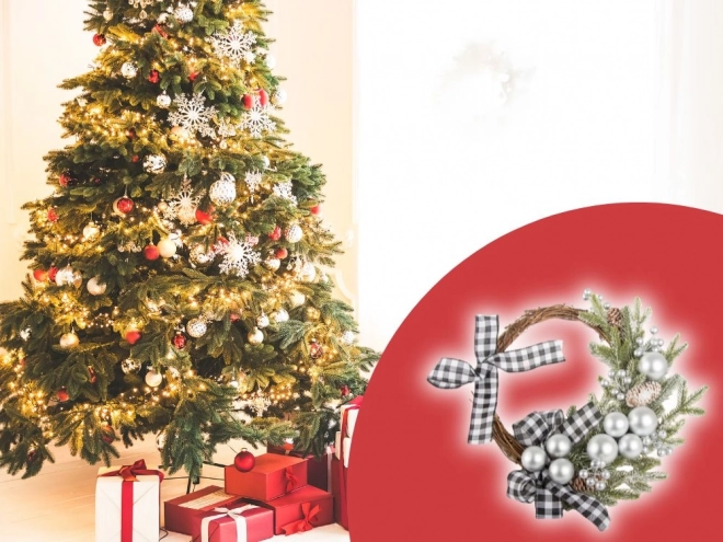 Kerstdecoratieve krans voor deur en muur