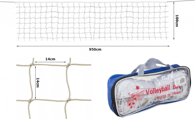 Volleybalnet voor binnen- en buitengebruik