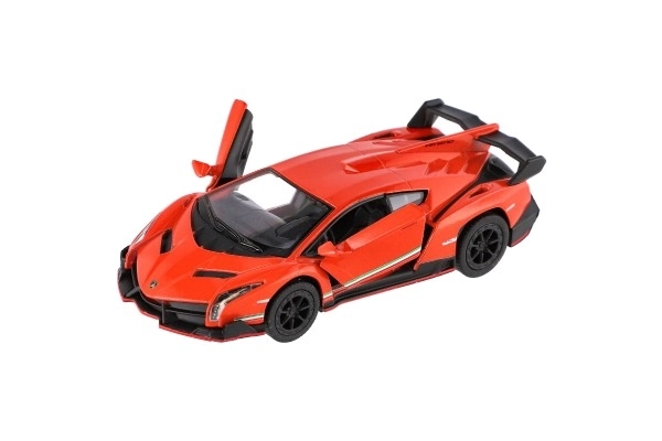Modelauto Lamborghini Veneno metaal/plastic 13 cm met opwindmechanisme
