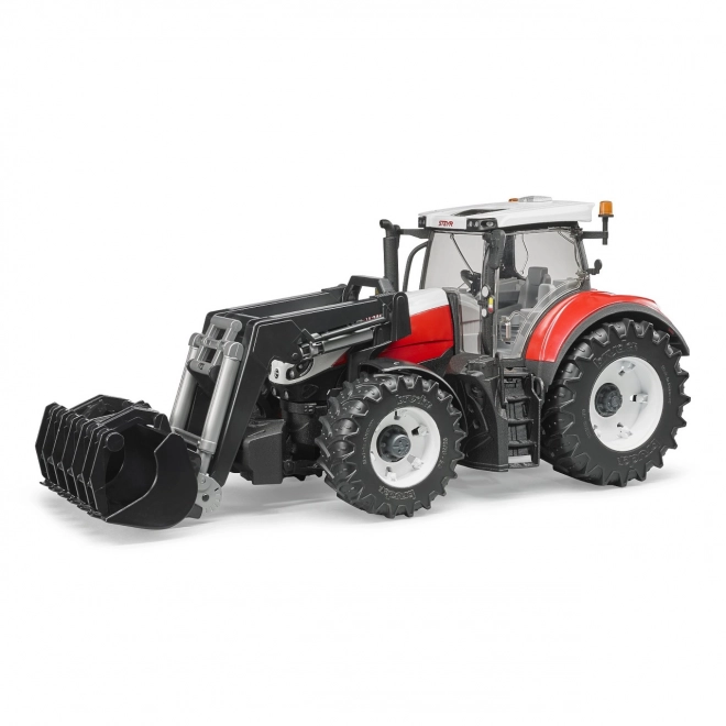 Bruder tractor Steyr Terrus CVT met voorlader