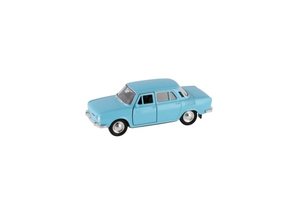 Auto Welly Škoda 100 metaal/plastic 11cm 1:34 vrije loopmogelijkheid 4 kleuren 15x7x7cm