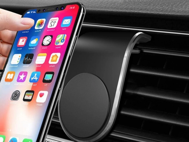 Magnetische telefoonhouder voor de ventilatierooster in de auto