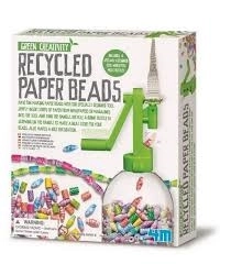 Recyclingapparaat voor het maken van papieren kralen