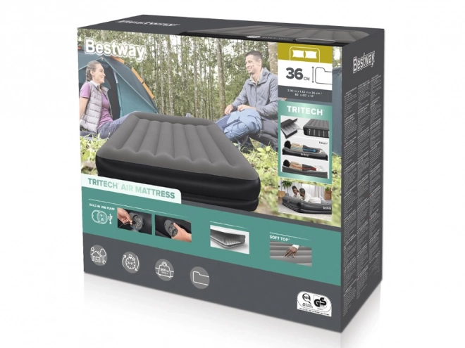 Opblaasbaar luchtmatras Tritech met USB-pomp