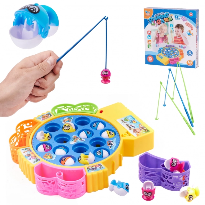 Familie visspel - vang een visje