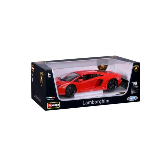 Bburago Lamborghini Aventador 1:18 oranje 18-11033