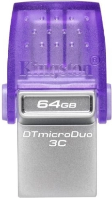 Usb-flashstation Kingston DataTraveler microDuo 3C 64 GB usb‑a/usb‑c