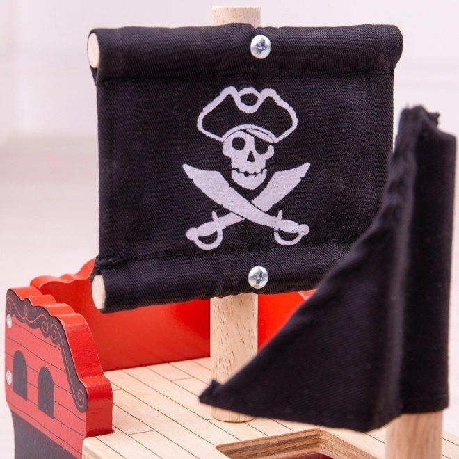Piraten Galjoen Bigjigs Rail