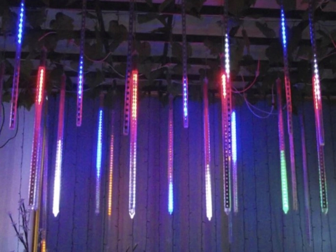 Kerst LED-verlichting vallende sneeuw 50cm IP44